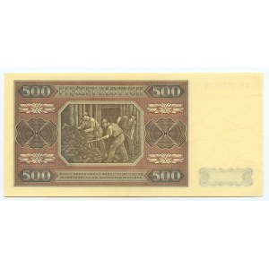 500 złotych 1948, seria CC