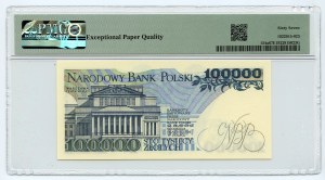 100,000 PLN 1990, series AA, PMG 67 EPQ