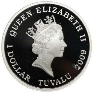 Tuvalu, $1 2009, Battle of Thermopylae
