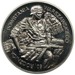 Third Republic, 100,000 zloty 1994, 50th anniversary - Warsaw Uprising (1944-1994)