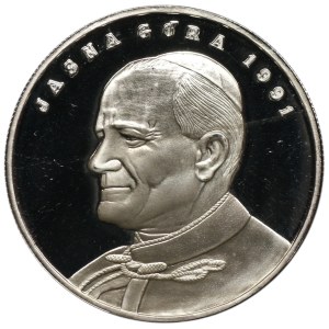 John Paul II medal, Jasna Góra 1991, Ag 999