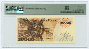 20.000 złotych 1989, seria AN, PMG 64 EPQ