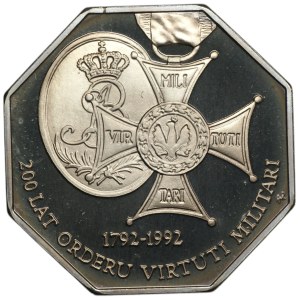 Third Republic, 50,000 zl 1992, 200 years of the Order of Virtuti Militari (1792-1992)