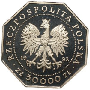Third Republic, 50,000 zl 1992, 200 years of the Order of Virtuti Militari (1792-1992)
