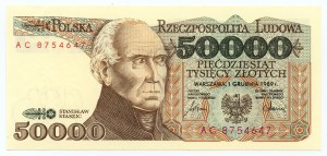 50.000 złotych 1989, seria AC
