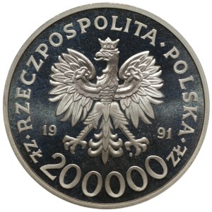 Third Republic, 200,000 zloty 1991, 200th Anniversary - Adoption of the May 3 Constitution (1791-1991)