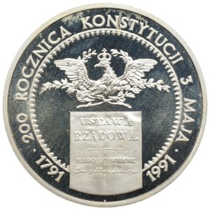 Third Republic, 200,000 zlotys 1991, 200th Anniversary - Adoption of the May 3 Constitution (1791-1991)