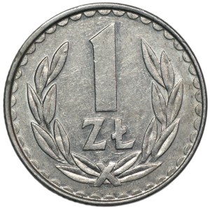 PRL, 1 złoty 1985, skrętka