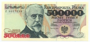 500,000 zloty 1993, series Z