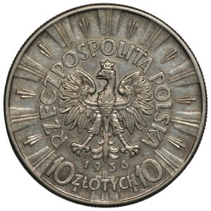 II RP, 10 złotych 1936, Józef Piłsudski