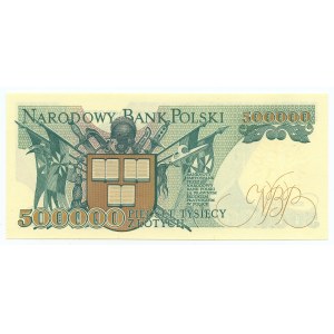 500,000 zloty 1990, series L
