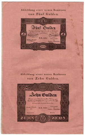 Announcement of the Lviv Bank Directorate on June 16, 1839 about the introduction of new FORMULARE banknotes