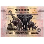 BURUNDI, 10.000 franków 2025, Największy banknot Świata, 40 x 28,8 cm