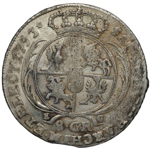 August III Sas, Two-zloty (8 gr) 1753