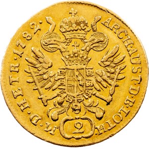 Joseph II., 2 Dukat 1782, E, Alba Iulia