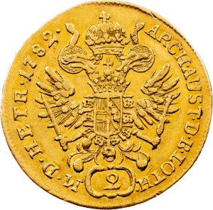 Joseph II., 2 Dukat 1782, E, Alba Iulia