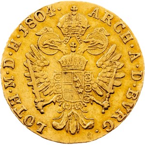 Franz I. (II.), 1 Dukat 1804, E, Karlsburg