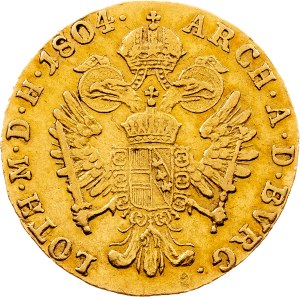 Franz I. (II.), 1 Dukat 1804, E, Karlsburg