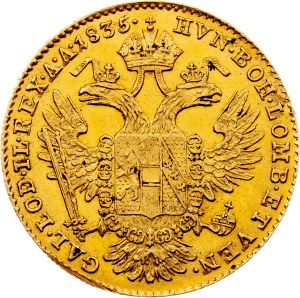 Franz I. (II.), 1 Dukat 1835, A, Vienna
