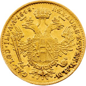 Ferdinand V., 1 Dukat 1848, E, Karlsburg