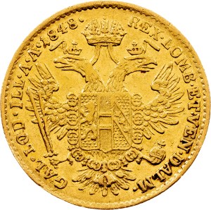 Ferdinand V., 1 Dukat 1848, E, Karlsburg