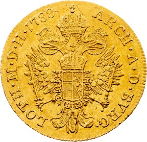 Joseph II., 1 Dukat 1788, A, Vienna
