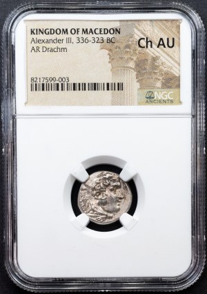 Kingdom of Macedonia, AR Drachm 336-323 BC, Sardes