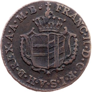 Franz I. (II.), 1/4 Kreuzer 1793, H, Günzburg