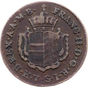 Franz I. (II.), 1/2 Kreuzer 1793, H, Günzburg