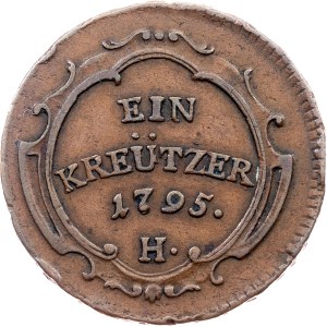 Franz I. (II.), 1 Kreuzer 1795, H, Günzburg