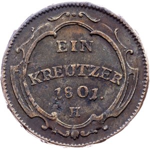 Franz I. (II.), 1 Kreuzer 1801, H, Günzburg