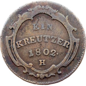 Franz I. (II.), 1 Kreuzer 1802, H, Günzburg