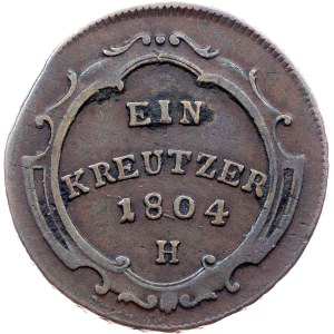 Franz I. (II.), 1 Kreuzer 1804, H, Günzburg