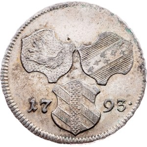 Franz I. (II.), 3 Kreuzer 1793, H, Günzburg