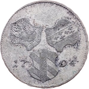 Franz I. (II.), 3 Kreuzer 1794, H, Günzburg