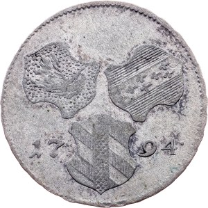 Franz I. (II.), 3 Kreuzer 1794, H, Günzburg