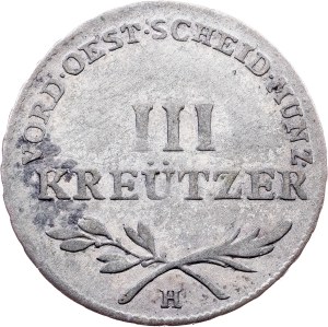 Franz I. (II.), 3 Kreuzer 1794, H, Günzburg