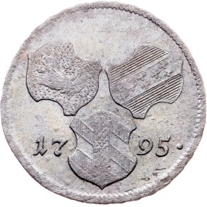 Franz I. (II.), 3 Kreuzer 1795, H, Günzburg