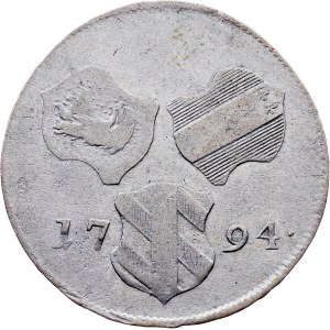 Franz I. (II.), 6 Kreuzer 1794, H, Günzburg