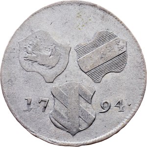 Franz I. (II.), 6 Kreuzer 1794, H, Günzburg