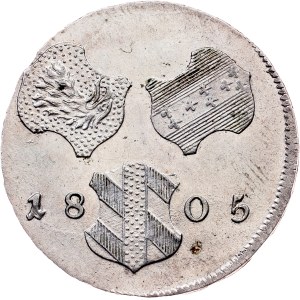 Franz I. (II.), 6 Kreuzer 1805, H, Günzburg