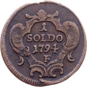 Franz I. (II.), 1 Soldo 1794, F, Hall