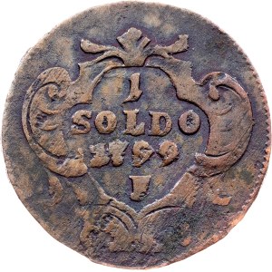 Franz I. (II.), 1 Soldo 1799, F, Hall