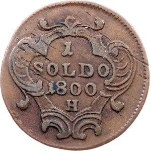 Franz I. (II.), 1 Soldo 1800, H, Günzburg
