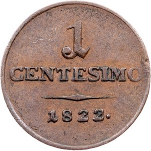 Franz I. (II.), 1 Centesimo 1822, V, Venezia
