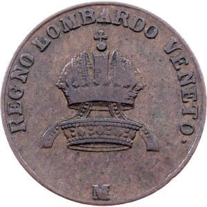 Franz I. (II.), 3 Centesimi 1822, M, Milan