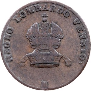 Franz I. (II.), 5 Centesimi 1822, M, Milan