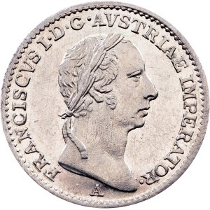 Franz I. (II.), 1/4 Lira 1822, A, Vienna