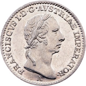 Franz I. (II.), 1/4 Lira 1822, A, Vienna