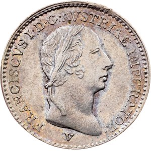 Franz I. (II.), 1/4 Lira 1822, V, Venezia